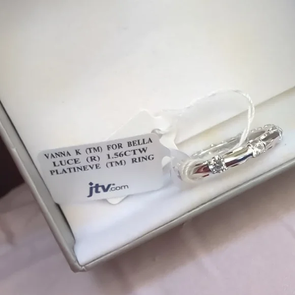 Vanna Silver Ring with Shimmering Stones - Picture 1 of 6